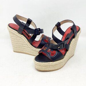 Carolina Herrera #6CVRV6 Espadrille Wedges Size 38
